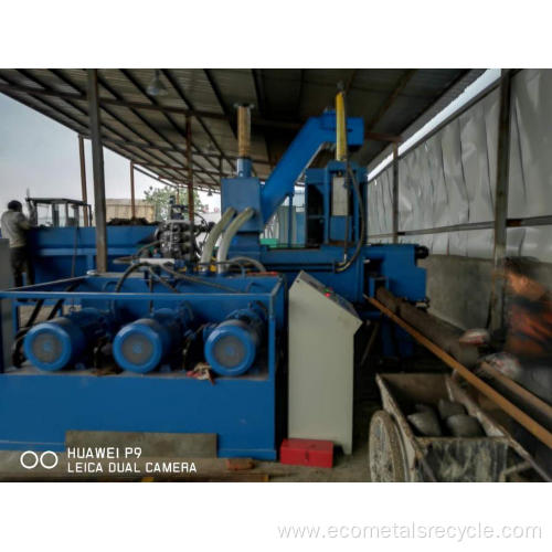 Horizontal Automatic Scrap Briquette Press for Steel Chips